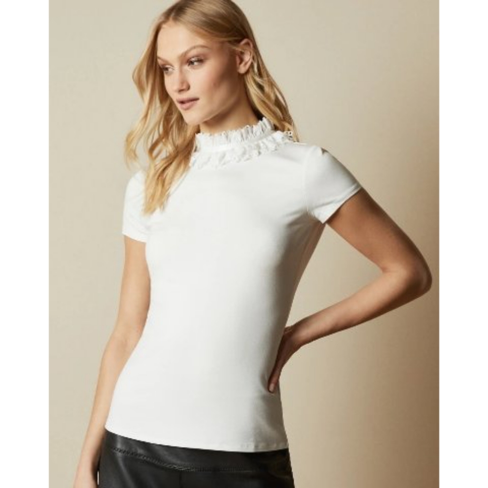Ted Baker Orwla Frill Neck Shirt
